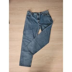 Harley Davidson Jeans Adult 40x31 Medium Wash Biker Straight Leg Motorcycle Mens